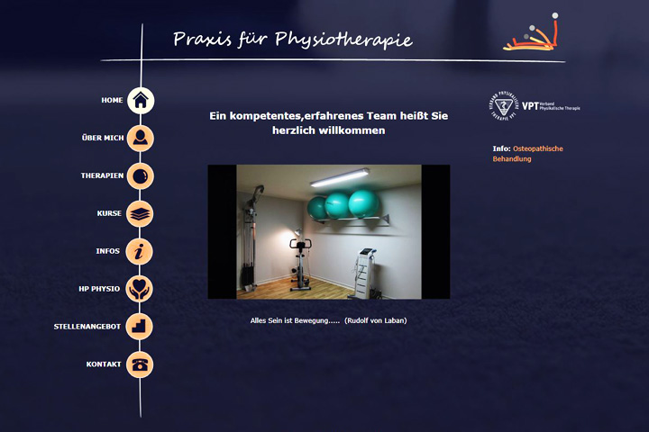 Physiotherapie Chemnitz - Website