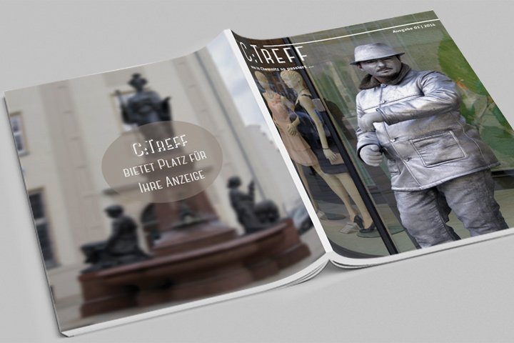 Magazin Cover Gestaltung